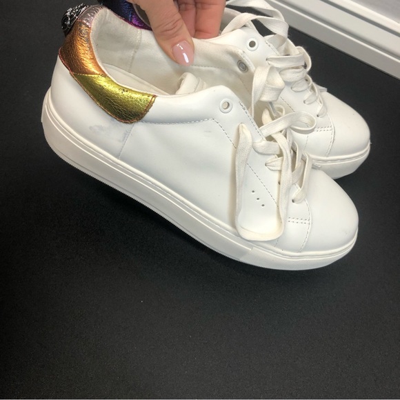 Kurt Geiger metallic rainbow heel sneakers, worn a few times - Picture 5 of 14